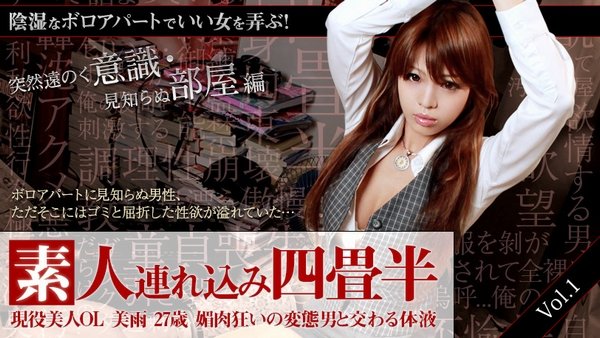 素人連れ込み四畳半 現役美人OLみう27歳 媚肉狂いの変態男と交わる体液 vol.1