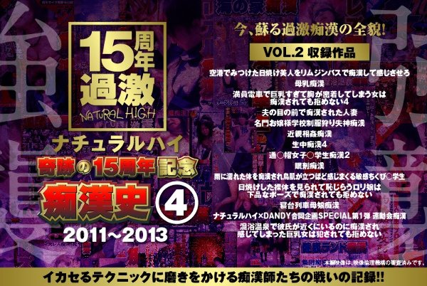 ナチュラルハイ奇跡の15周年記念 痴漢史（4）2011-2013 VOL.2