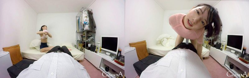 【VR】微乳妹に悔しいけれど欲情が止まらない:サンプル画像