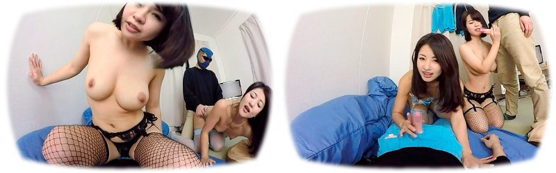 【VR】フェロモン美女との4PSEXで快楽漬け:サンプル画像