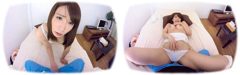 【VR】彼女が万年発情期 桃瀬ゆり:サンプル画像