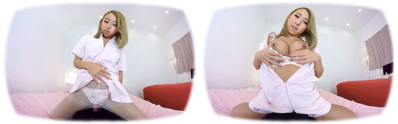 【VR】上に乗る派のコスプレギャル 夏樹まりな:サンプル画像