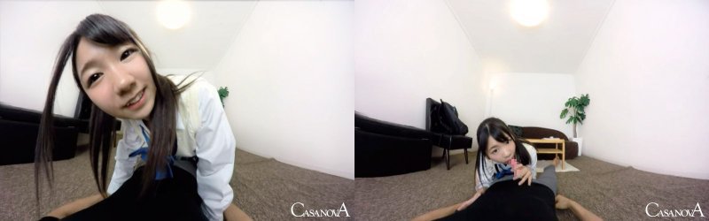 【VR】学校帰りのクソロリ妹のただいまフェラ 白井ゆずか:サンプル画像