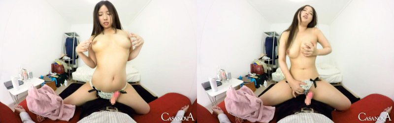 【VR】俺だけが見れる巨乳彼女の淫乱オナニー 玉木くるみ:サンプル画像